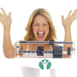 Women with weight Loss scale